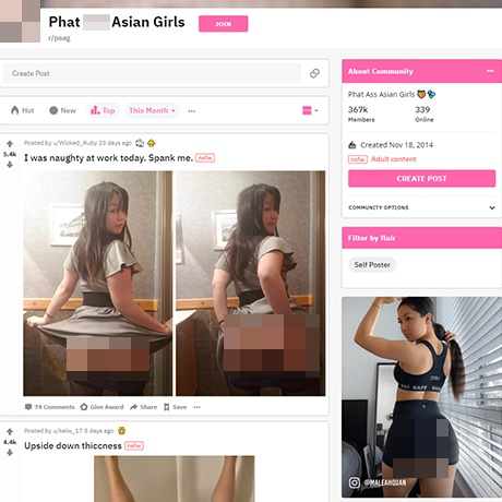 Reddit PAAG – Phat Ass Asian Girls Subreddit Review