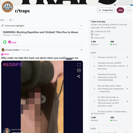 Reddit Traps – Explore the r/Traps Subreddit and NSFW Alternatives