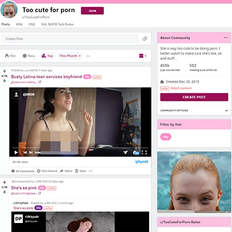 TooCuteForPorn – Subreddit for Cute NSFW Content | Free Adult Community