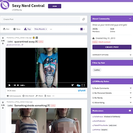 GWNerdy – Nerdy Amateur Subreddit with Cosplay and Gaming Babes