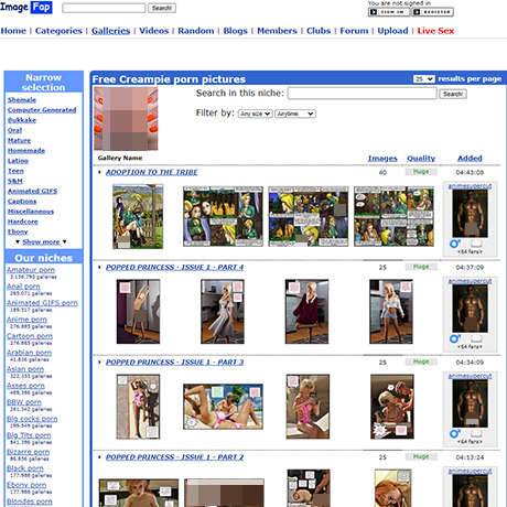 ImageFap – Creampie Image Galleries and Alternative Sites