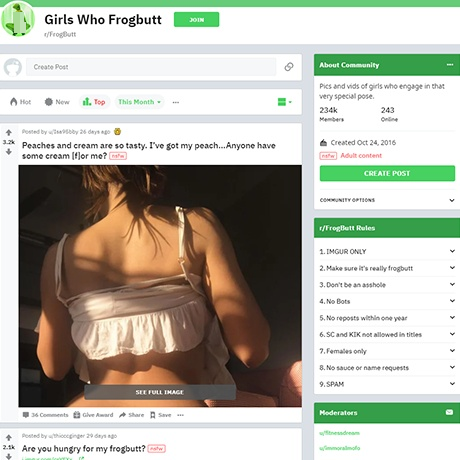 Frogg Butt – Community for Frog Butt Pose Photos and GIFs