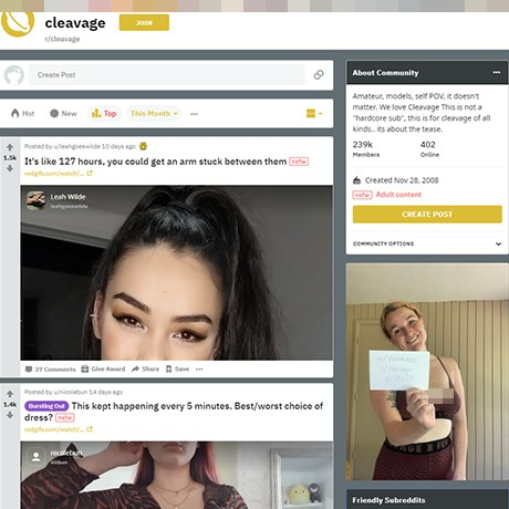 Reddit r/Cleavage – Explore the Best Cleavage NSFW Community