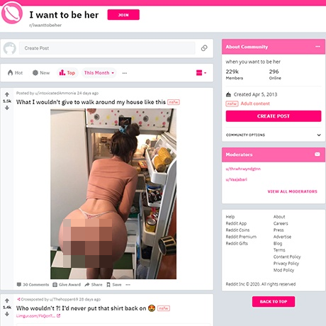 IWantToBeHer Review – A NSFW Subreddit Full of Random Adult Content