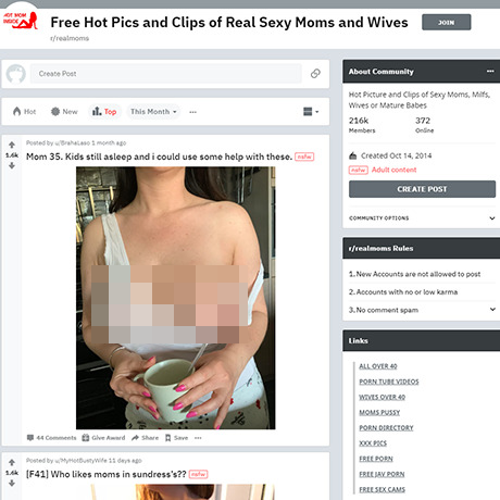 RealMoms – Browse Natural Cougars on Reddit | NSFW Subreddit