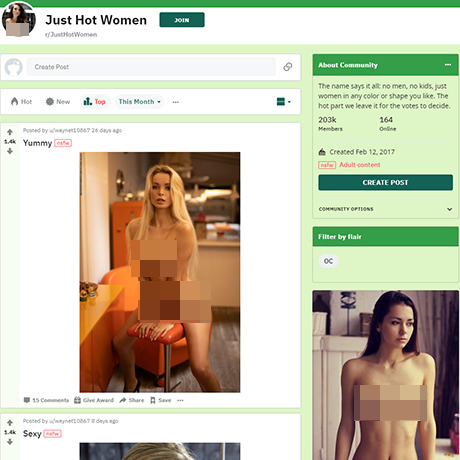 Just Hot Women – NSFW Reddit Community for Gorgeous Female Content