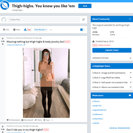 Thigh Highs – Reddit NSFW Subreddit for Thigh High Stockings