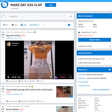 Twerking – Reddit's Go-To NSFW Subreddit for Twerking Videos