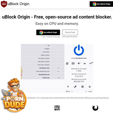 uBlock Origin – Ad Blocker for Free Adult Tubes | Safe Browsing