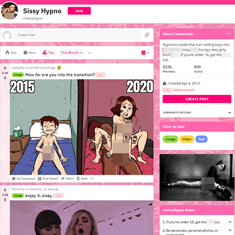Sissy Hypno – NSFW Reddit Community for Sissy Hypnosis Content