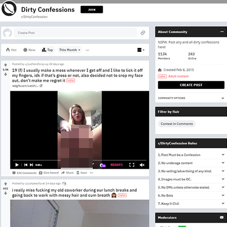 Dirty Confession – Real Confessions on Reddit | NSFW Subreddit Review