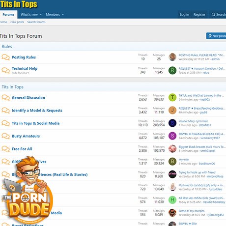 TitsInTops Forum – A Busty Community for Breast Enthusiasts