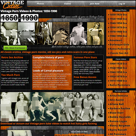 Vintage Cuties – Retro Porn Site with Classic Beauties | Vintage Porn Reviews