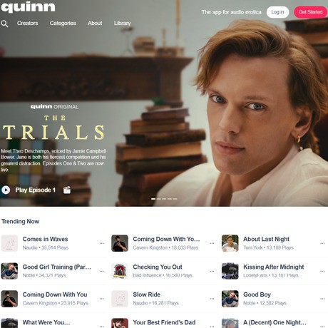 TryQuinn – Audio-Based NSFW Social Media for ASMR Enthusiasts