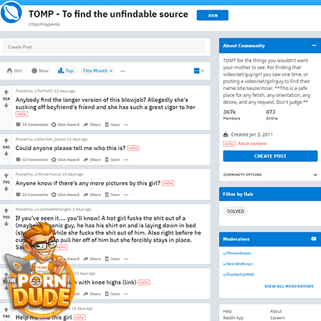 Reddit Tip Of My Penis – Find Lost Pornstars & Videos