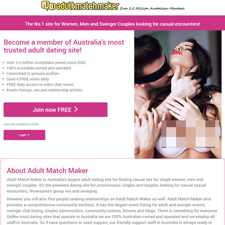 AdultMatchMaker – Casual Dating for Sex-Positive Singles and Couples