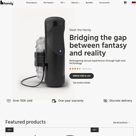 The Handy – High-End Automatic Male Stroker | Sex Toy Review