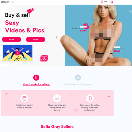 Sofia Gray – Buy Used Panties from Verified Sellers