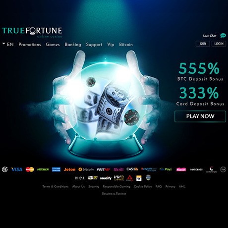 True Fortune Casino – Review of Slot Games, Video Poker & Live Dealers