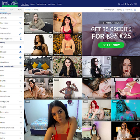 ImLive Teen – Live Teen Sex Cams (18+)