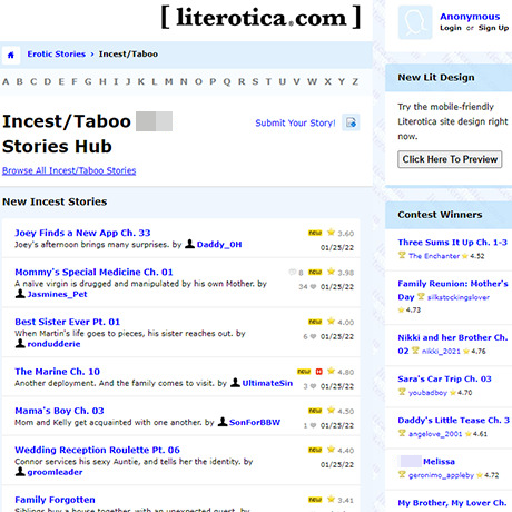 Literotica – Transgender & Crossdresser Stories Hub