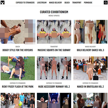ExposedToStrangers – Voyeur Exhibition Porn with Public Nudity