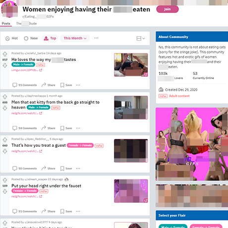 Reddit Eating Pussy GIFs – Daily Pussy Eating GIFs & NSFW Community