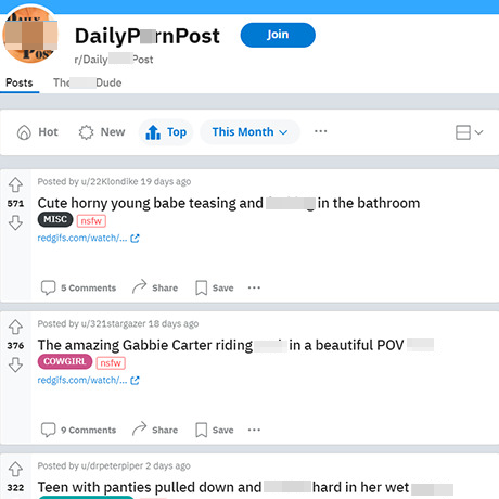 DailyPornPost – Premium Reddit NSFW Subreddit for High-Quality Edited Clips