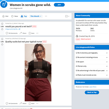 ScrubsGoneWild – Top NSFW Reddit Community for Scrubs Lovers
