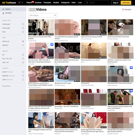 FapHouse Anal – Premium Anal Porn Site with HD Videos & Lifetime Access