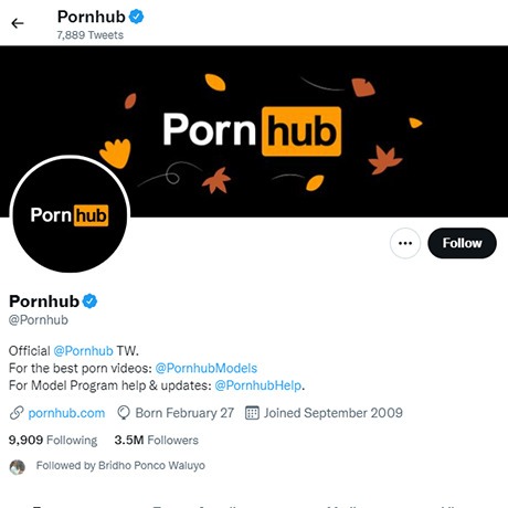 PornHub – Leading Twitter Porn Account with Creator Spotlight