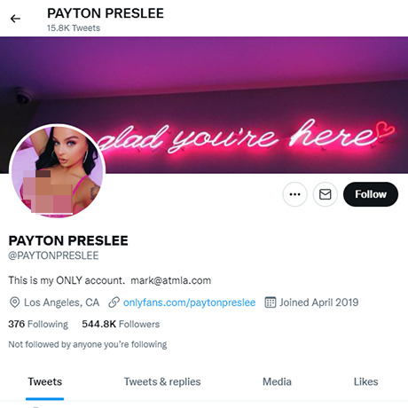 Payton Preslee – Polish Porn Star on Twitter | Porn Accounts