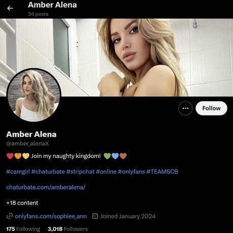 Amber Alena – Twitter Porn Star with Massive Breasts