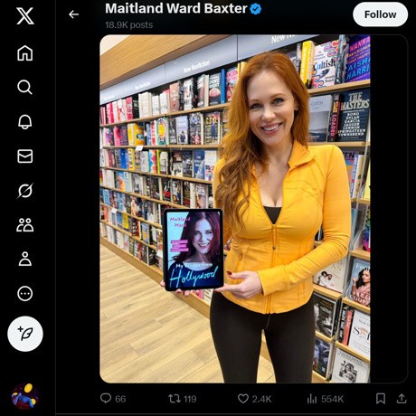 Maitland Ward Twitter – Exclusive Porn Star Account Review