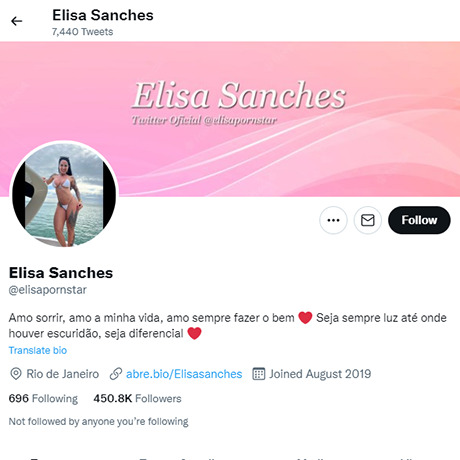 Elisa Sanches – Twitter Feed with Latina Nudes and Updates