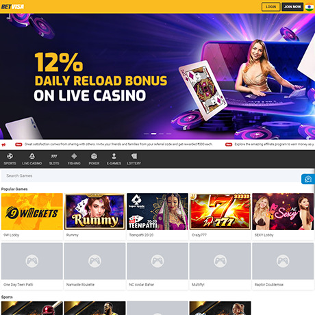 BetVisa – Online Casino with Live Games, Slots & Fishing Action